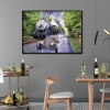 Train - Full Round Diamond - 40*30cm