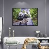 Train - Full Round Diamond - 40*30cm