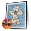 Letter - Full Square Diamond - 50x40cm