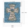 Letter - Full Square Diamond - 50x40cm