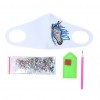 DIY Mosaic Part Drill Lady Face Mask Animals Diamond Painting Kit (Horse)