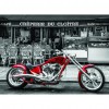 Retro Motorcycle - Full Round Diamond - 40x30cm