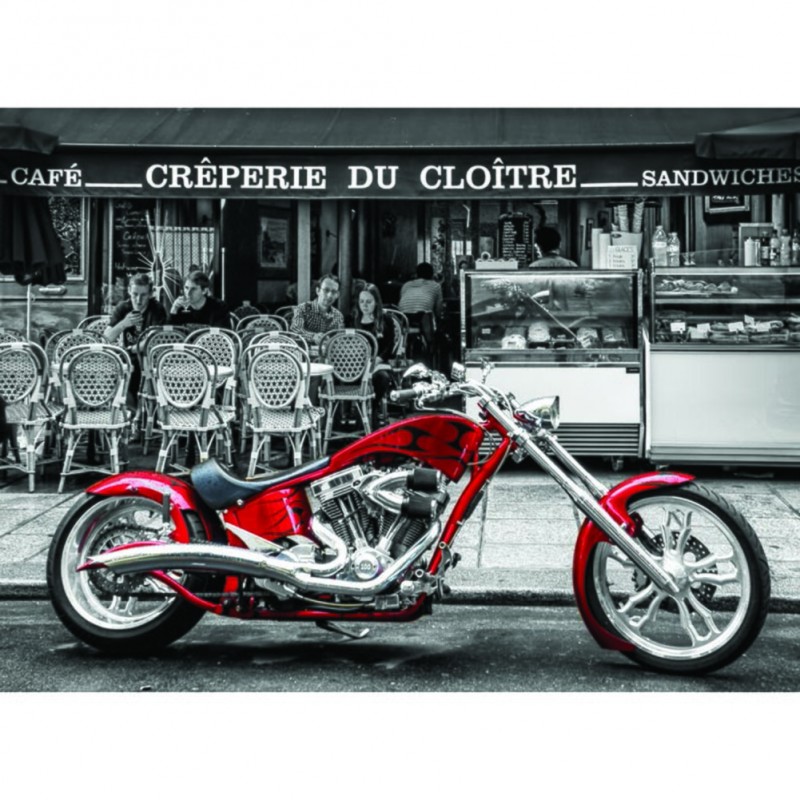 Retro Motorcycle - F...
