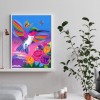Lark Flying To The Rose - Full Round Diamond - 30*40cm
