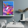 Lark Flying To The Rose - Full Round Diamond - 30*40cm
