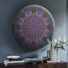 Round Tin Diamond Painting DIY Mandala Special Shaped Rhinestones Picture