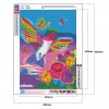 Lark Flying To The Rose - Full Round Diamond - 30*40cm