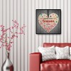 Love - Full Round Diamond - 40x40cm