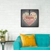 Love - Full Round Diamond - 40x40cm
