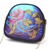 DIY Flower Special Shape Diamond Leather Chain Shoulder Bag