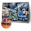 Car  - Full Square Diamond - 50x40cm