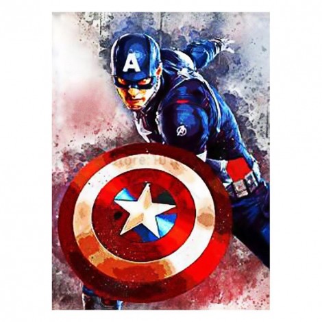 Marvel Captain - Full Drill DIY Diamond Painting