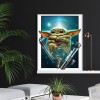Yoda - Full Round Diamond - 30x40cm