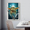 Yoda - Full Round Diamond - 30x40cm