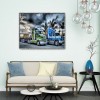Car  - Full Square Diamond - 50x40cm