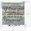 Word  - Full Square Diamond - 45x45cm