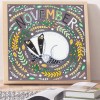 5D DIY Special Shape Diamond Painting November Embroidery Craft Kit (R8499)