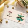 8pcs DIY Cartoon Christmas Special Shaped Diamond Greeting Card