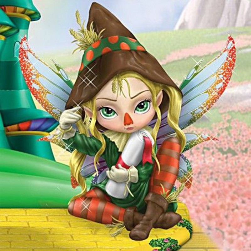 Elf girl-Round Diamo...