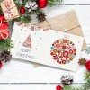 8pcs DIY Cartoon Christmas Special Shaped Diamond Greeting Card
