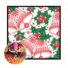 Cartoon Bell 5D DIY Full Round Diamond Painting Xmas Handmade Mosaic Crafts