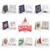 8pcs DIY Cartoon Christmas Special Shaped Diamond Greeting Card