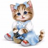 Cat-Round Diamond-30*30CM