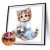 Cat-Round Diamond-30*30CM