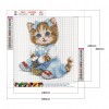 Cat-Round Diamond-30*30CM