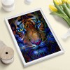 Splicing Tiger - Full Round Diamond - 30x40cm