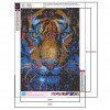 Splicing Tiger - Full Round Diamond - 30x40cm