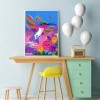 DIY Flowers Bird Full Drill Diamond Painting Mosaic Bead Art Home Decor