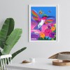 DIY Flowers Bird Full Drill Diamond Painting Mosaic Bead Art Home Decor
