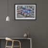 Retro Car  - Full Round Diamond - 40x30cm