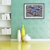 Retro Car  - Full Round Diamond - 40x30cm