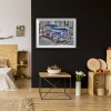 Retro Car  - Full Round Diamond - 40x30cm