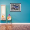Retro Car  - Full Round Diamond - 40x30cm