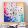 5D DIY Special Shaped Diamond Painting Clock Kit