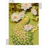 Yellow Peacock- Special shaped diamond painting-30X40CM