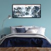Chinese Style Swallowing Mountains And Rivers - Full Round Diamond - 100*50cm