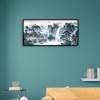 Chinese Style Swallowing Mountains And Rivers - Full Round Diamond - 100*50cm
