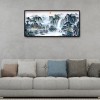 Chinese Style Swallowing Mountains And Rivers - Full Round Diamond - 100*50cm