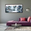 Chinese Style Swallowing Mountains And Rivers - Full Round Diamond - 100*50cm