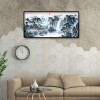 Chinese Style Swallowing Mountains And Rivers - Full Round Diamond - 100*50cm