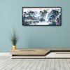 Chinese Style Swallowing Mountains And Rivers - Full Round Diamond - 100*50cm