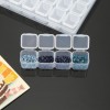 28 Lattices Transparent Container Diamond Painting Accesories Storage Box