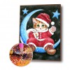 Christmas Cat - Full Round Diamond - 30*40cm