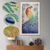 5D DIY Special Shaped Diamond Painting Peacock Cross Stitch Kit (Peacock 2)