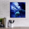 Diamond Painting Kit Animal Full Round Drill Picture Handicraft (Wolf-X104)