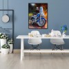 Retro Car Poster - Full Round Diamond - 30x40cm